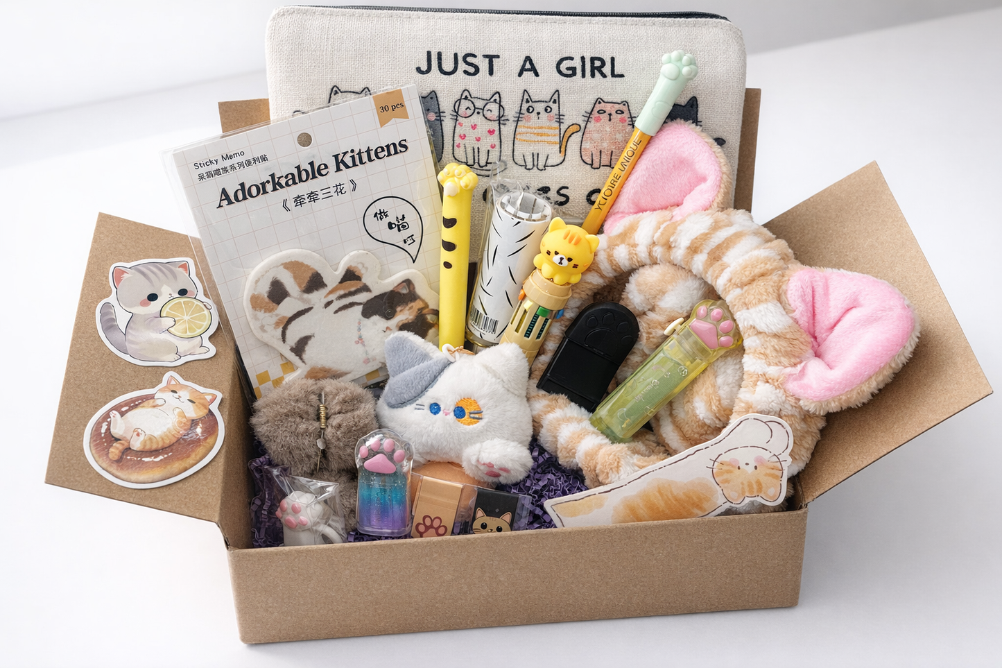 Cat Lucky Scoop 💗 (20+ Items) | Premium Kawaii Mystery Box