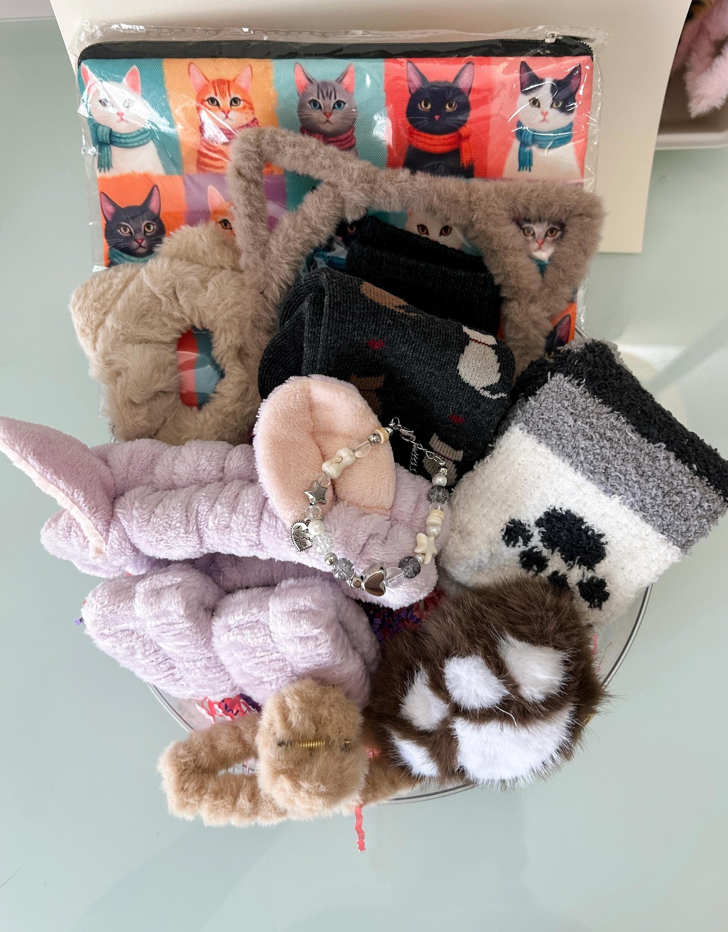 Cozy Kitty Deluxe Gift Box – Cat Lover Self-Care Spa Set