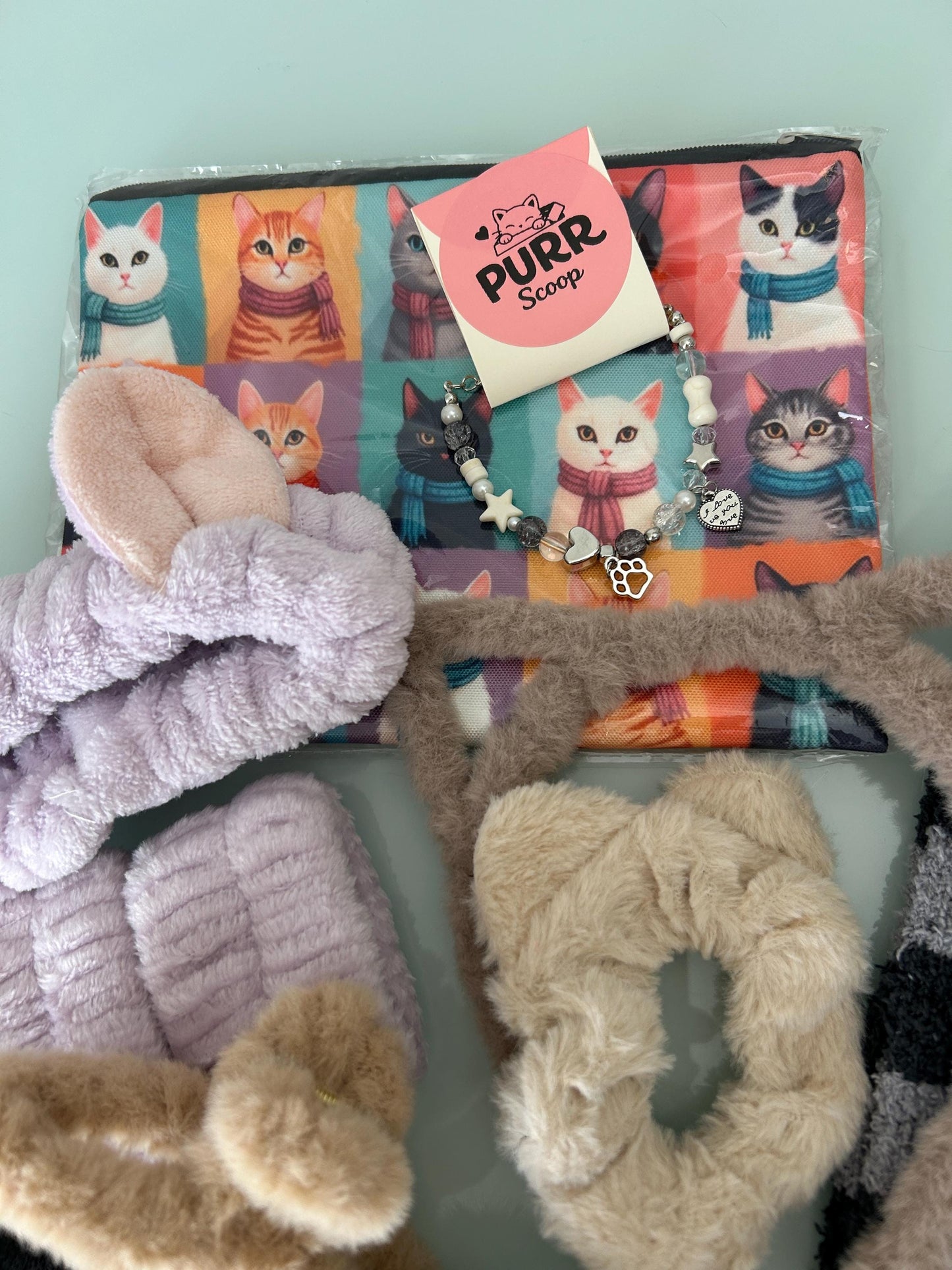 Cozy Kitty Deluxe Gift Box – Cat Lover Self-Care Spa Set
